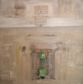 Andre Pillay: 'Relic 1', 2008 Acrylic Painting, Abstract Landscape.    Imagined relic - story of the past .    ...