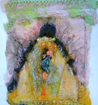 Andree Lisette Herz: 'Dream Robe', 2002 Paper, Southwestern. Molded handmade paper, with pastel...