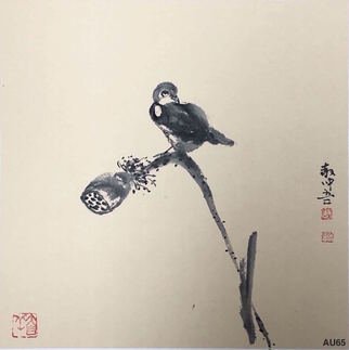 Chongwu Ao: 'au65 beautiful shadow', 2019 Ink Painting, Nature. Original Abstract Ink Painting On The Rice Paper. Freedom your true feelings is the portrayal of my artworks. It shows Asian cultural elements and humanistic spirit and is magnificent, open, natural, and has no limit. ...