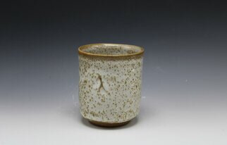 Alyssa Parsons: 'white and tea tea bowl', 2023 Wheel Ceramics, . White and Tea Speckled Tea Bowl. Hand Thrown and hand glazed. ...