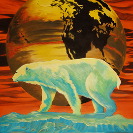 Barely Global Warming By Environmental Artist Apollo