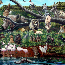 Wild in Paradise  By Environmental Artist Apollo