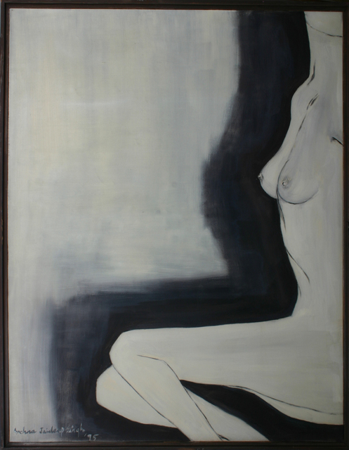 Artist Archna Jaideep Singh. 'A Tribute To Man Ray' Artwork Image, Created in 1995, Original Painting Oil. #art #artist
