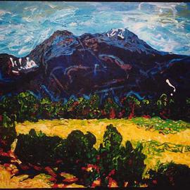 Taos Mountain By Mary Hatch