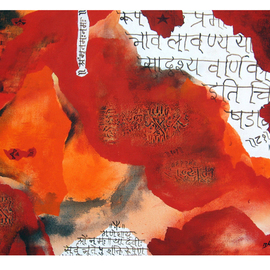 Bharatsingh  Devada: 'the myth', 2007 Acrylic Painting, Mythology. Artist Description:  This painting is the part of indian art slogan, colours and my imagination. ...