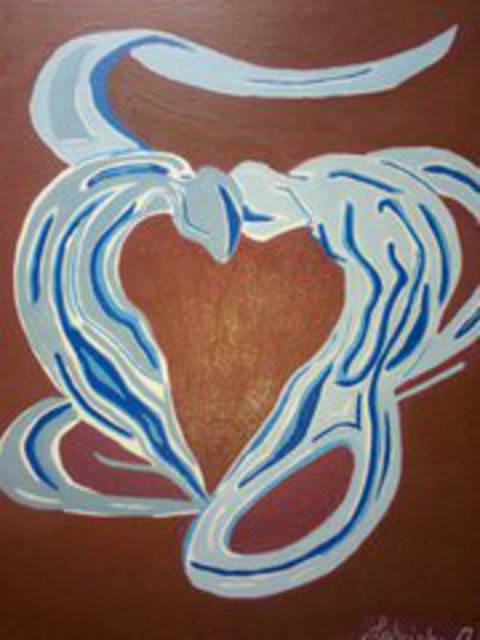 Artist Lakeisha Austin. 'Intwined Souls' Artwork Image, Created in 2007, Original Painting Oil. #art #artist