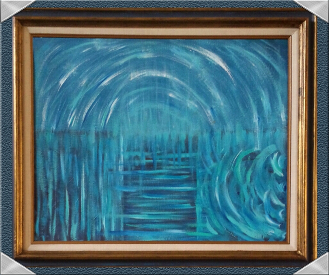 Artist Sherry Evaschuk. 'Blue Dreams' Artwork Image, Created in 2013, Original Painting Other. #art #artist
