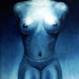 Andreasz Szanto: 'METALIZAT', 2002 Oil Painting, nudes. 