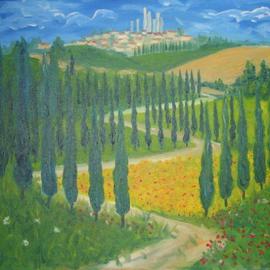 San Gimignano fantasy By Aurelio Zerla