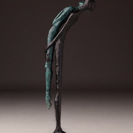 Avril Ward: 'brothers keeper', 2014 Bronze Sculpture, Figurative. Artist Description:       Limited edition bronze       ...