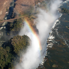 Alessandro Zanazzo: 'flying over human s passions', 2007 Digital Photograph, nature. Artist Description: Aerial photography. Victoria Falls. Africa. Nature. Water falls.An Artist should be able to search the ethernity in the subjects he she photographs, becomingone, the same thing with his her subject, one soul with the subject, i nthe infinite mistery of an instant. ...