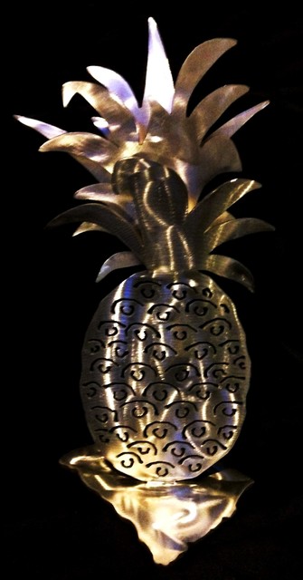 Artist Bob Doster. 'Pineapple' Artwork Image, Created in 2017, Original Sculpture Steel. #art #artist