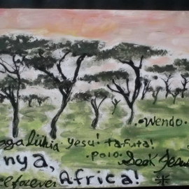 Jacki Weber: 'kenya', 2015 Acrylic Painting, World Culture. Artist Description:  5. 00 for any of my framed photo sized art. first one free. single jacki on twitter to request please thx ...