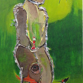 Becky Soria: 'Come what come may', 2012 Other Painting, Abstract Figurative. Artist Description:       From the series Body works
