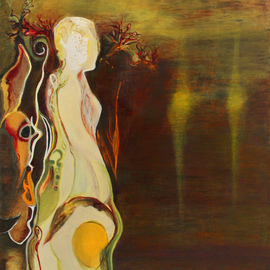 Becky Soria: 'The Need to return', 2015 Acrylic Painting, Abstract Figurative. Artist Description:                                   From the series 