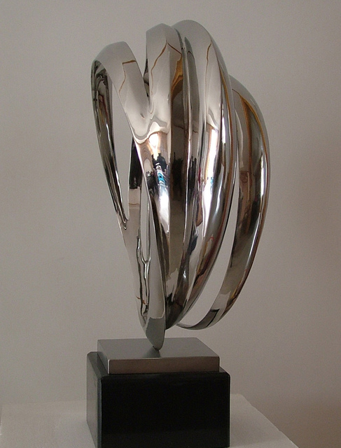 Wenqin Chen  'Eternal Curve No1', created in 2011, Original Sculpture Steel.