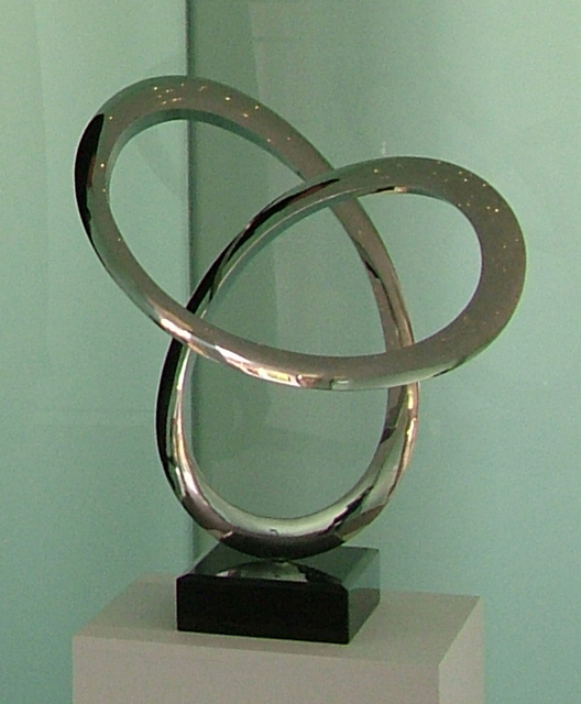 Artist Wenqin Chen. 'Infinity Curve No1' Artwork Image, Created in 2006, Original Sculpture Steel. #art #artist