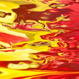 Bruno Paolo Benedetti: 'red and yellow flow', 2013 Digital Photograph, Abstract. Artist Description: Abstract  bright red and yellow color flow with many shades.  Single copy printed on Kodak Endura metallic paper, signed and numbered on the back.Buy RM License on  