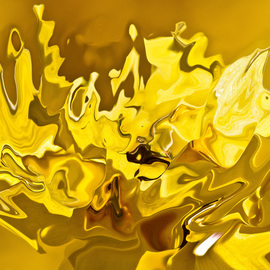 Bruno Paolo Benedetti: 'total yellow color', 2014 Color Photograph, Abstract. Artist Description: image totally in yellow color with many shades and shadows. Limited edition print 1 of 1 on wrapped canvas.Keywords abstract photography, acquerello texture, digital- art, fine art photography, fluid shapes, metal, non objective, orange, orange background, prints, transparent, yellow ...