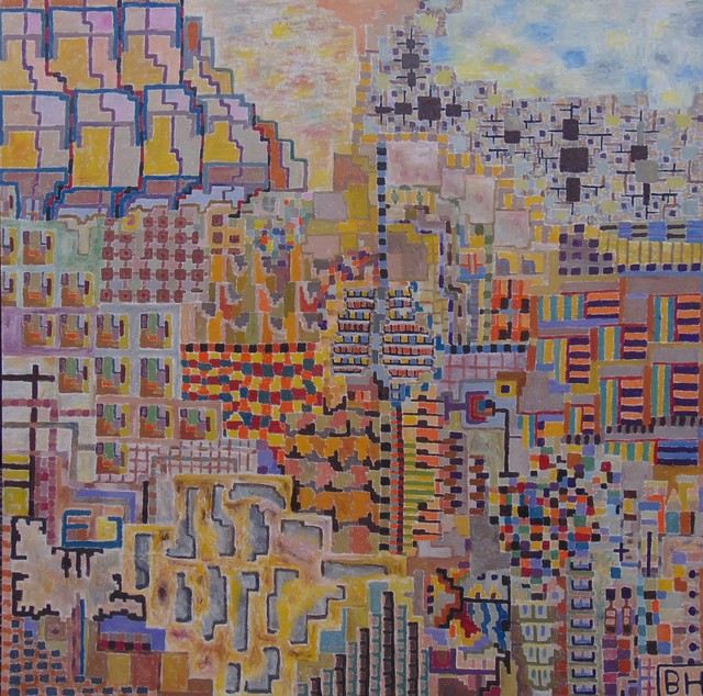 Ben Hotchkiss  'Composition 2250', created in 2011, Original Painting Other.