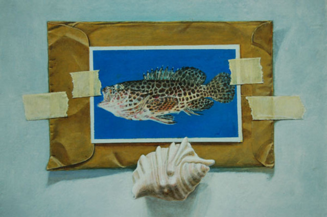 Jonathan Benitez  'Previous Catch', created in 2007, Original Painting Acrylic.