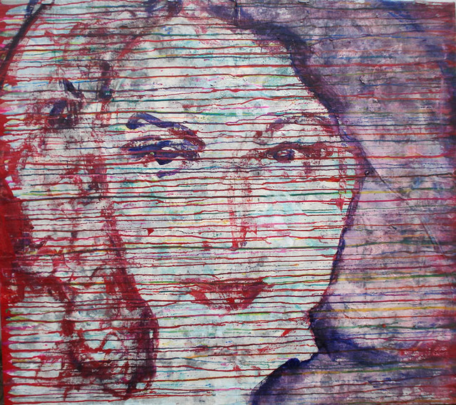 Artist Bert Maurits. 'Hedy Lamarr' Artwork Image, Created in 2015, Original Painting Acrylic. #art #artist