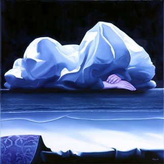 Carlos Dugos: 'Iceberg in the Bed', 2006 Oil Painting, Undecided. 