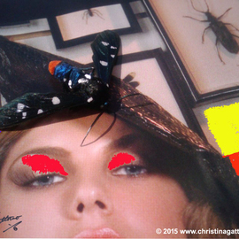 Christina Gattorno: 'Dont Bug Me 4', 2009 Color Photograph, Abstract. Artist Description:     Conceptual Photographic ArtDigital print on archival paper. Mounted on Aluminum & Plexiglas     ...