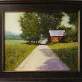 Dennis Chadra: 'Rural Berkshires', 2011 Oil Painting, Still Life. Artist Description:  Rural, Berkshires, Landscape, Oil on Linen, ...