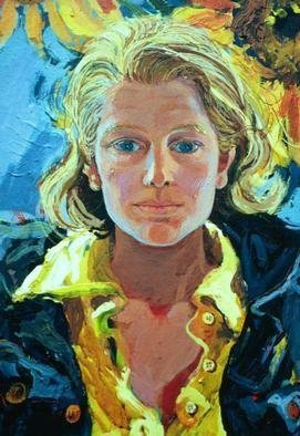 Artist Doyle Chappell. 'Detail Of Ann' Artwork Image, Created in 1974, Original Painting Oil. #art #artist