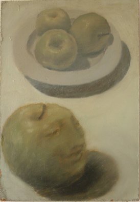 Charles Wesley: 'Too Real', 2000 Oil Painting, undecided.  3/ 23/ 00  Playing with ideas of realism and reality. ...