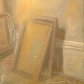 Charles Wesley: 'Turned To Face The Wall', 2003 Oil Painting, Still Life. 