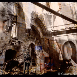 Claudia Nierman: 'Collapse', 2015 Digital Photograph, Fantasy. Artist Description:  Printed on cotton archival photography paper or metallic photographic paper.mages can be framed or mounted on sintra with or with out acrylic. I am happy to custom made for each person's need.  ...