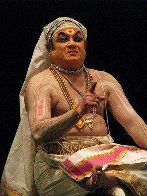 Vishnu Prasad: 'Kathakali  Minukku', 2009 Color Photograph, Culture.  Kathakali Performance by Kalamandalam Kesavan ...