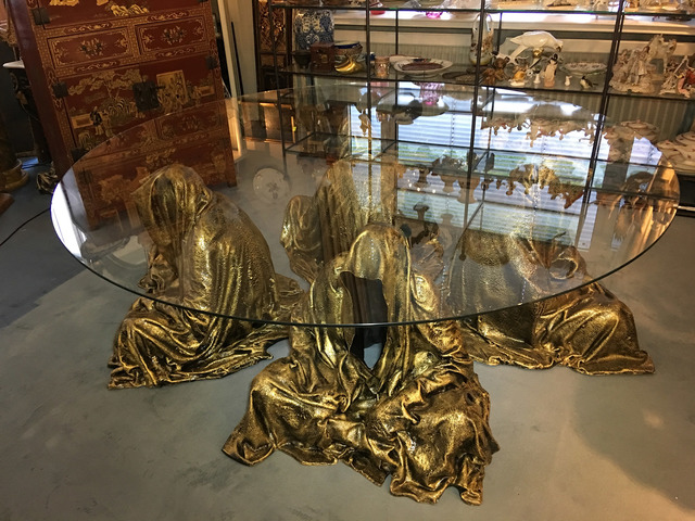 Manfred Kielnhofer  'Glass Guardian Table', created in 2017, Original Sculpture Ceramic.