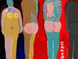 Carlos Camus: 'figuras', 2010 Digital Painting, Abstract. arte, pintura, original, decoraciA3n, regalo...