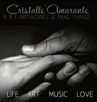 Cristalle Amarante: 'lagarto con amore', 2018 Black and White Photograph, Inspirational. Business card series...