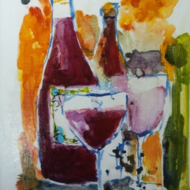 Daniel Clarke: 'Morning Wine', 2011 Acrylic Painting, Landscape. Artist Description:   
