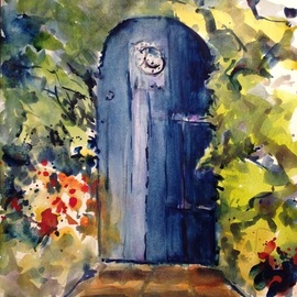 the blue door heart By Daniel Clarke