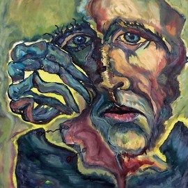 Daniela Isache: 'taking off the mask', 2019 Oil Painting, Surrealism. Artist Description: it is difficult to live with the mask on the face  therefore some of us try to take it off oil on canvas, 81 x 70 cm ...
