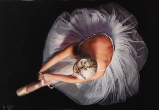 Darren Baker: 'ballet swan', 2017 Pencil Drawing, Figurative. figurative photorealism drawing pencil pastel classical ballet contemporary...