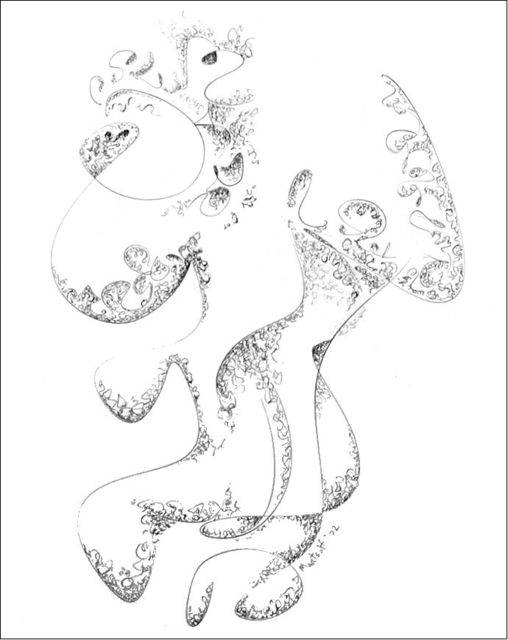 Dave Martsolf  'Embryo', created in 2002, Original Drawing Pastel.