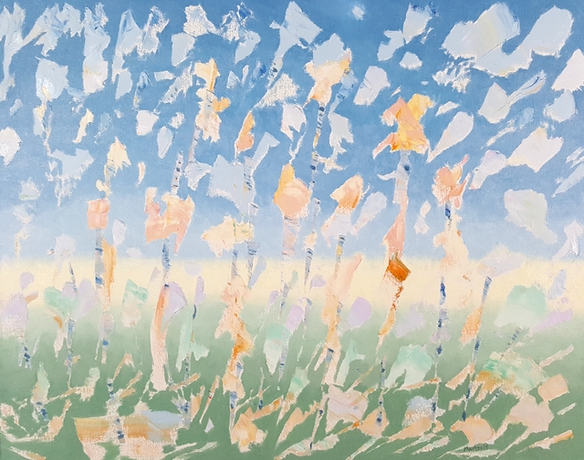 Dave Martsolf  'Spring Dawn', created in 2019, Original Pastel Oil.