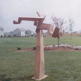 David Chang: 'Tree', 2004 Wood Sculpture, Abstract. 