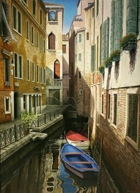 David Larkins: 'Bella Venezia', 2016 Giclee, Architecture. Venice, an archipelago of islands and canals is one of the few cities that was never 