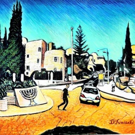 Dmitri Ivnitski: 'haifa', 2020 Oil Painting, Travel. Artist Description: Recently I have visited Haifa. I love beautiful Haifa. Haifa is IsraelaEURtms third- largest city, IsraelaEURtms chief port and home to 400,000. It is home to a dozen museums and home to the Technion. ...