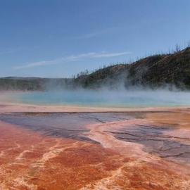 David Bechtol: 'Grand Prismatic Spring', 2005 Color Photograph, Landscape. Artist Description: Another from Yellowstone. Sony F828 8MP Digital Camera. RAW format....