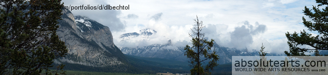 Artist David Bechtol. 'View Near Banff' Artwork Image, Created in 2013, Original Photography Other. #art #artist