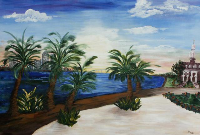 Artist Deborah Leyva. 'Tampa Rising' Artwork Image, Created in 2012, Original Painting Acrylic. #art #artist