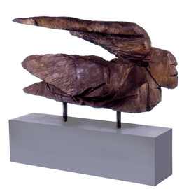 Domingo Garcia Artwork Jurakan Dios del Viento, 2007 Bronze Sculpture, Naturalism